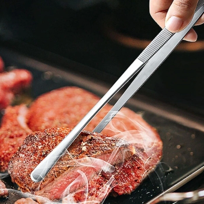 Durukar®  Yiyecek Servis Maşası Air Fryer  Master Chef Şef Cımbızı Et Kızartma Barbekü Aleti 30 Cm