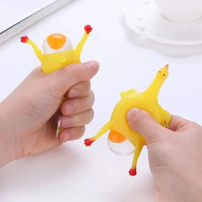 Durukar® Yumurtlayan Eğlenceli Tavuk Anahtarlık