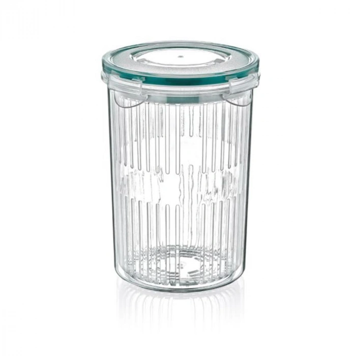 Durukar® Zeytin Turşu Sebze Yıkama Kutusu Klipsli Kapaklı Saklama Kabı