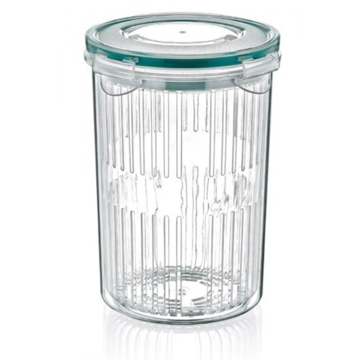 Durukar® Zeytin Turşu Sebze Yıkama Kutusu Klipsli Kapaklı Saklama Kabı