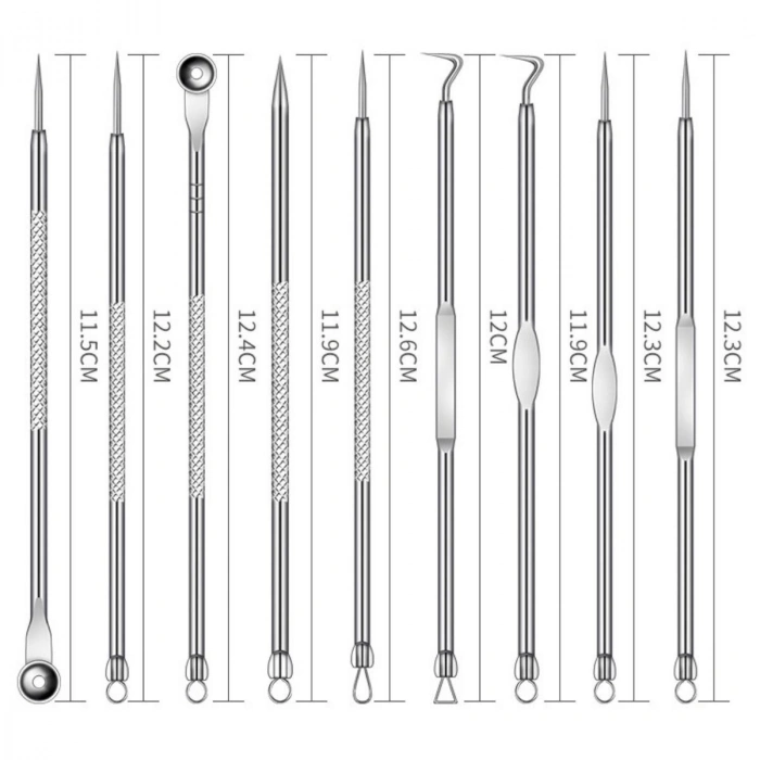 Durukar®11 Parça Siyah Nokta Temizleyici Cilt Bakım Komedon Seti