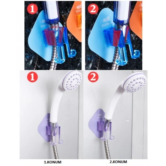 Duş Başlık Tutucu ve Lif Askısı (5365)