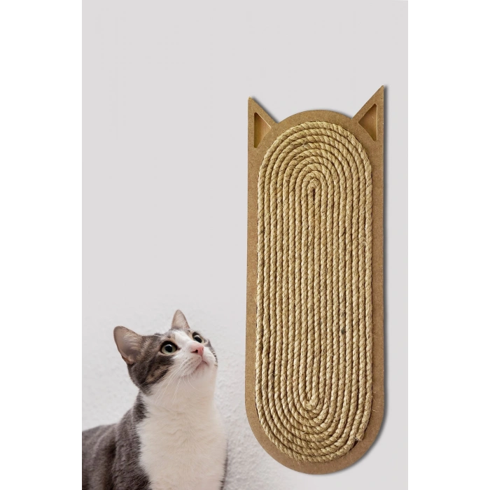 Duvara Monte Edilebilir Kedi Tırmalama Tahtası