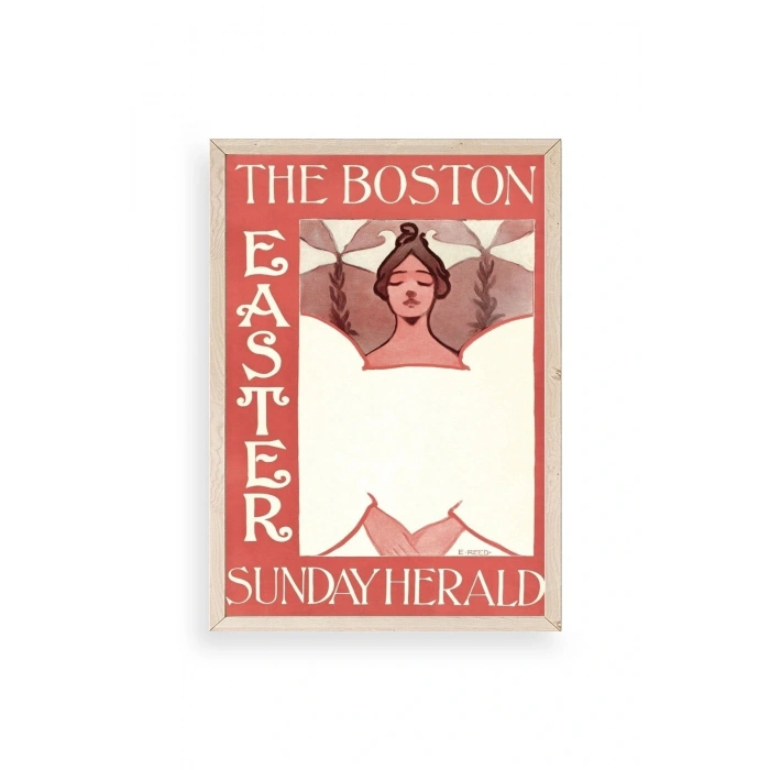 E. Reed Ahşap Çerçeveli Tablo 30 x 42