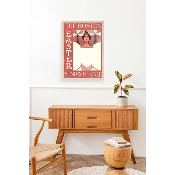 E. Reed Ahşap Çerçeveli Tablo 50 x 70