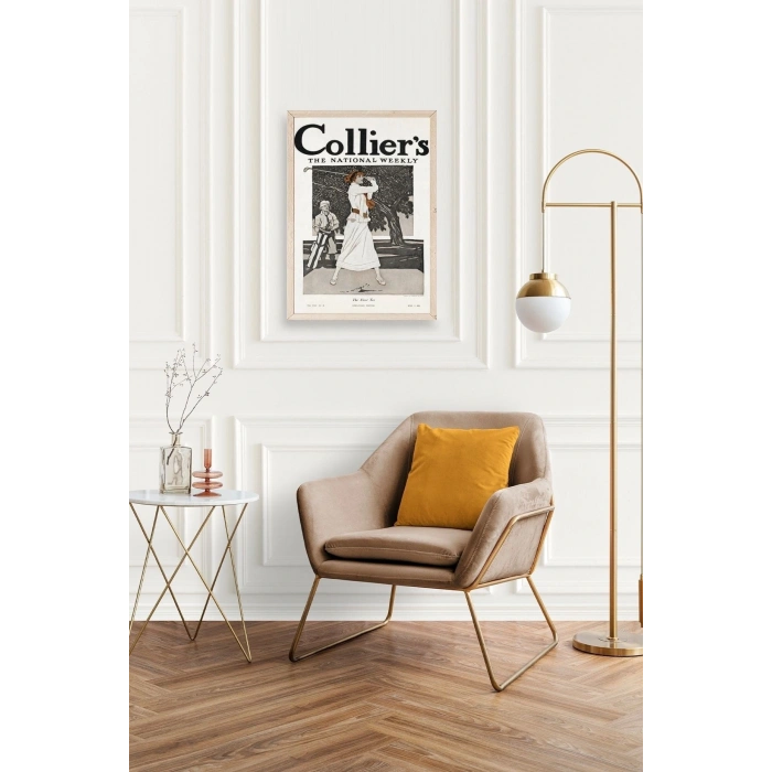 Edward Penfield Ahşap Çerçeveli Tablo 23 x 30