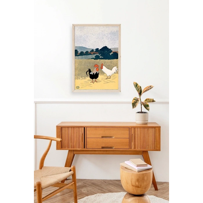 Edward Penfield Ahşap Çerçeveli Tablo 23 x 30