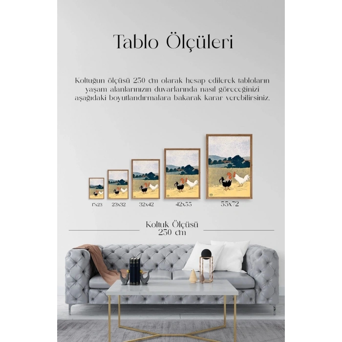 Edward Penfield Ahşap Çerçeveli Tablo 23 x 30