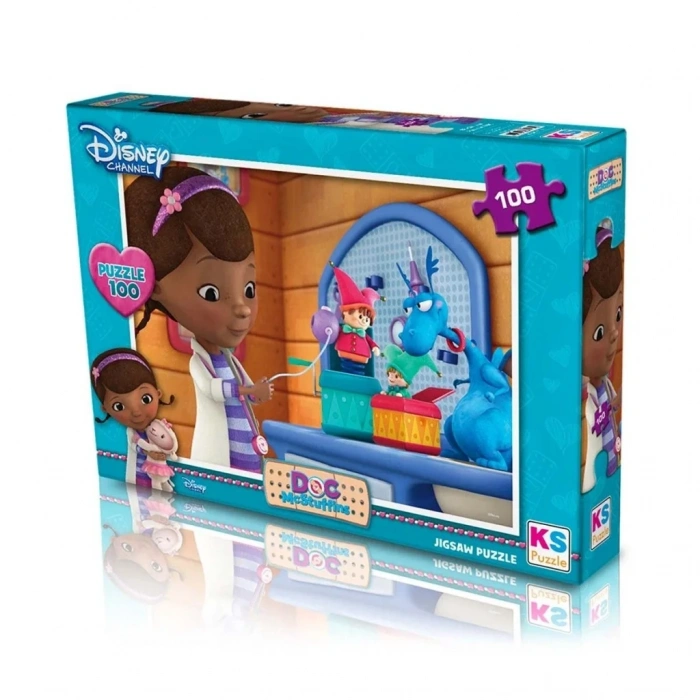 Eğlenceli 100 Parça Doc Mcstuffins Puzzle
