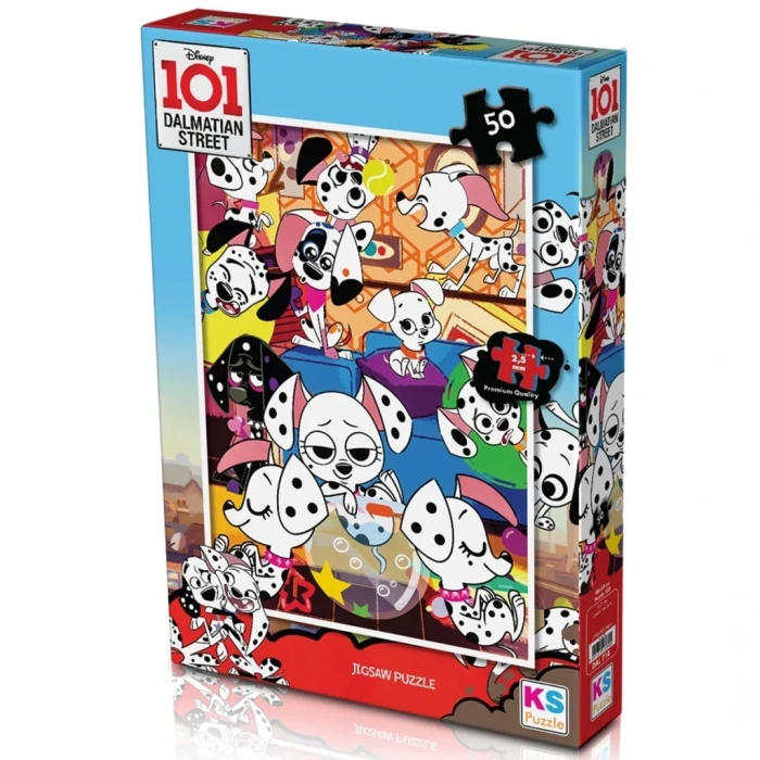 Eğlenceli 101 Dalmatian 50 Parça Puzzle