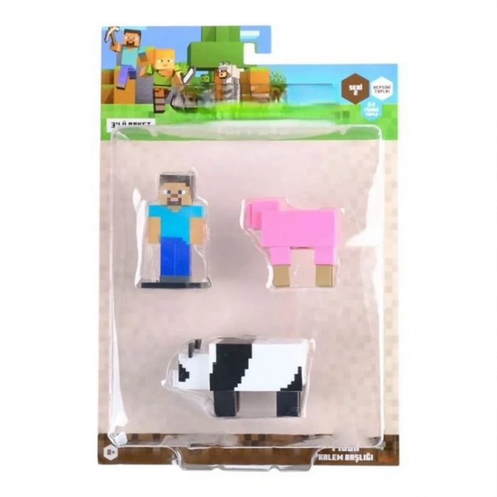 Eğlenceli 3d Figür Seti 3lü Seri 2 Oyun Aksesuarı