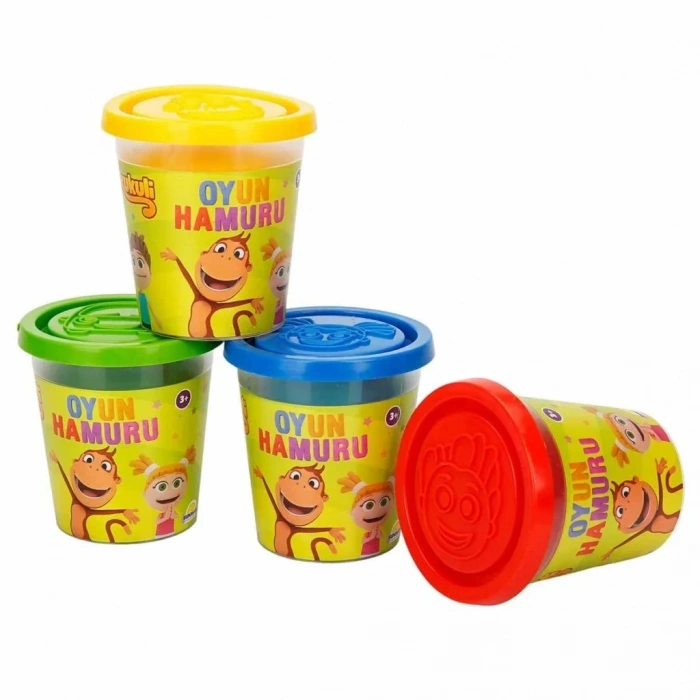Eğlenceli 4lü Oyun Hamuru 560 Gr Seti