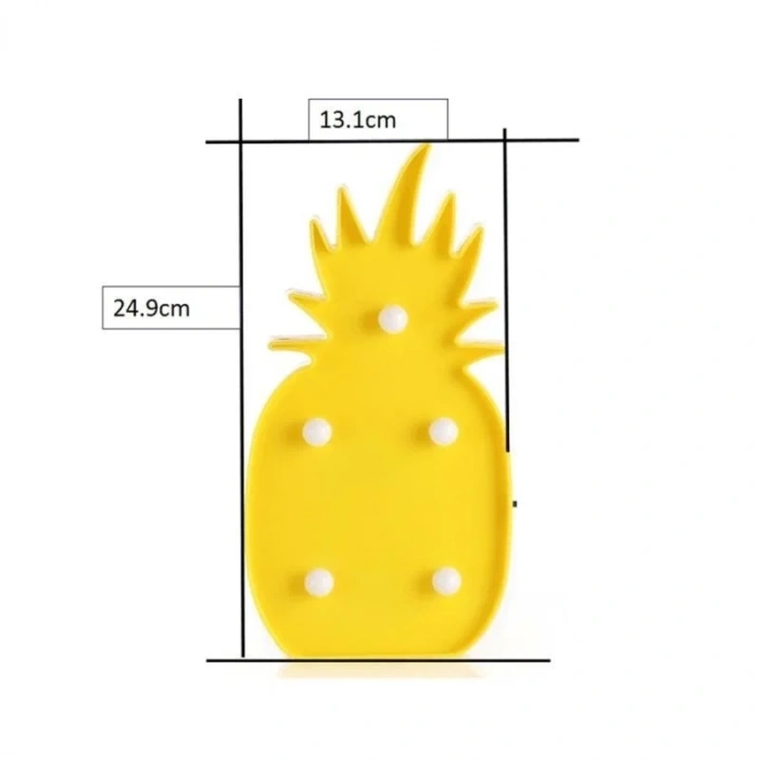 Eğlenceli Ananas Tasarımlı Led Çocuk Gece Lambası