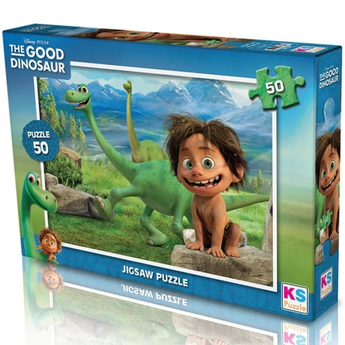 Eğlenceli Dinozor Temalı 50 Parça Puzzle