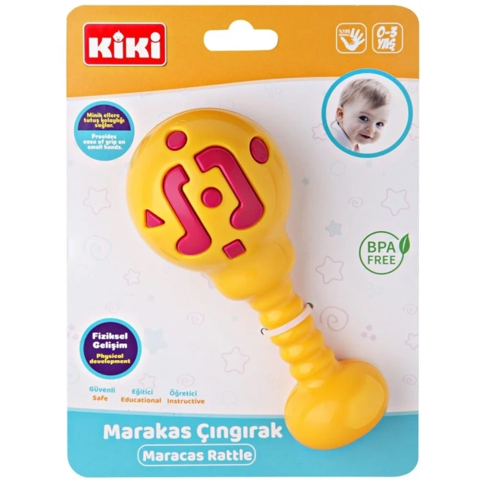 Eğlenceli Marakas Çıngırak 1 Adet Müzik Aleti