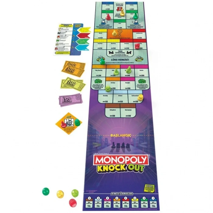 Eğlenceli Monopoly Knock Oyun Seti 1 Adet