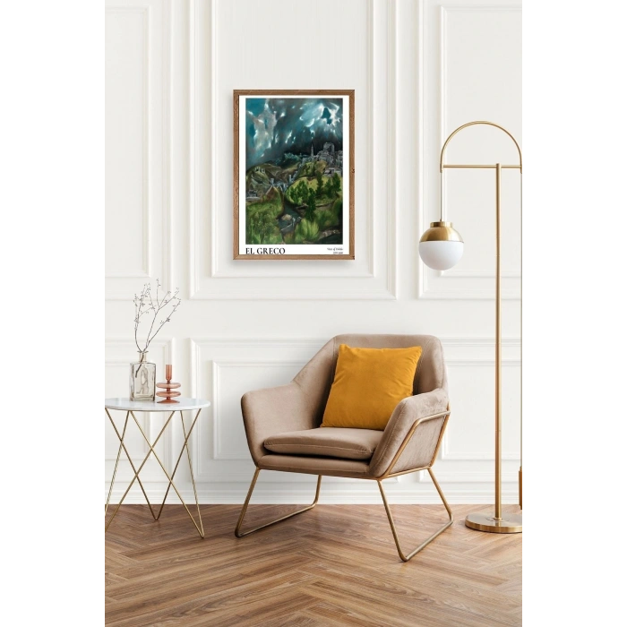 El Greco Ahşap Çerçeveli Tablo 17 x 23