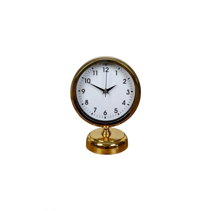 Elegance Gold 25 x 20 Cm Metal Masa Saati