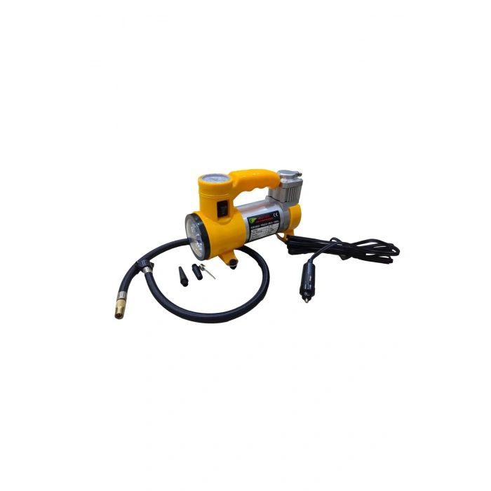 Elektrikli Araba Lastik Şişirme / 150 PSI - 12V / Taşınabilir Metal Hava Kompresörü (5365)