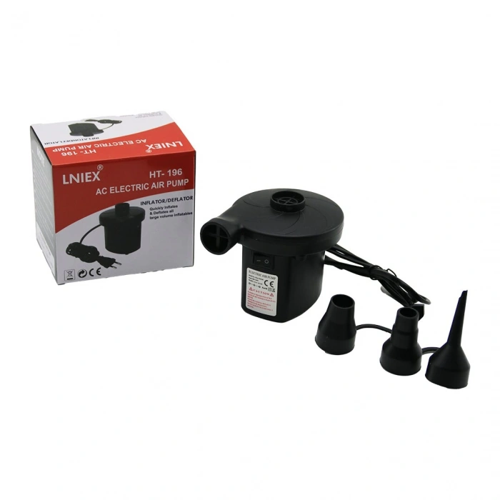 ELEKTRİKLİ HAVA POMPASI  2İN1= ŞİŞİRME - HIZLI BOŞALTMA   TAŞINABİLİR (5365)