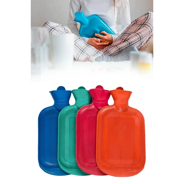 Ergonomik 2 Litre Sızdırmaz Kauçuk Sıcak Su Torbası