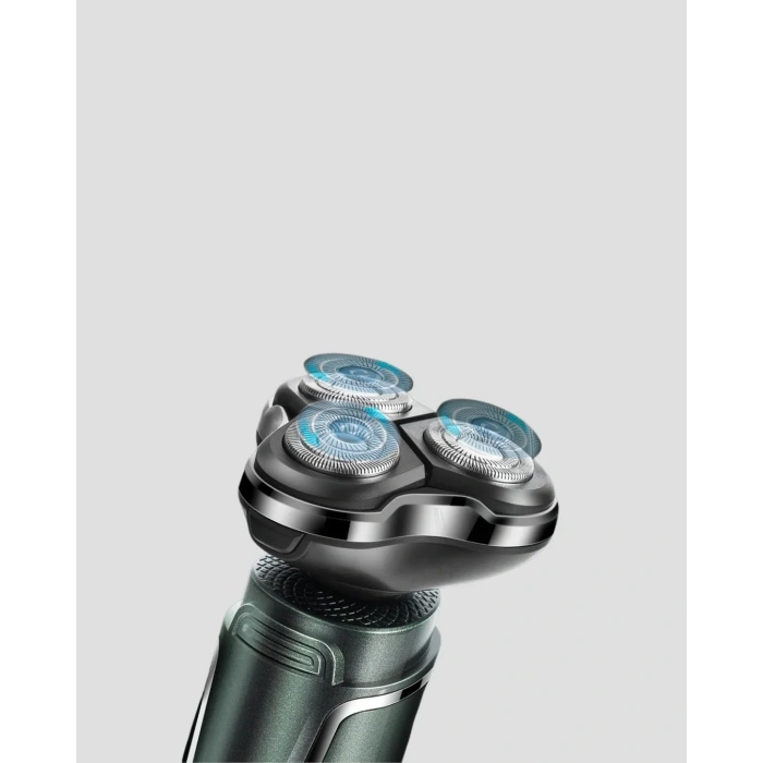 Ergonomik 3 Başlıklı Şarjlı Tıraş Seti - Paslanmaz Çelik Bıçaklı