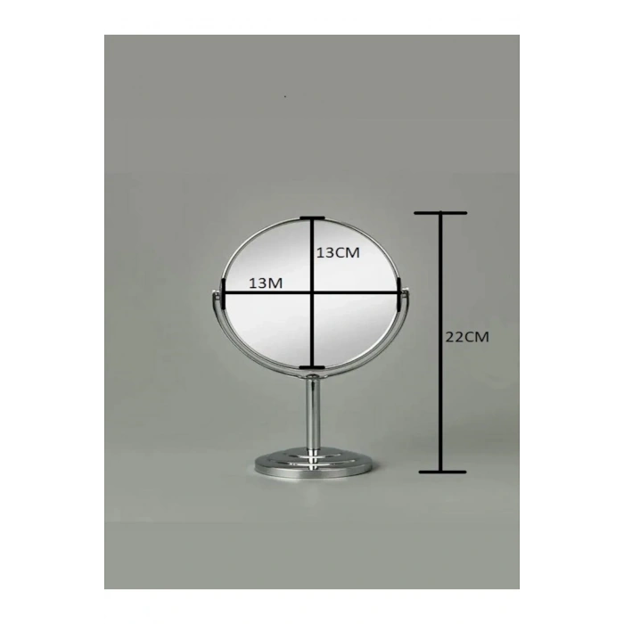 Ergonomik 360° Dönebilen Metal Büyüteçli Makyaj