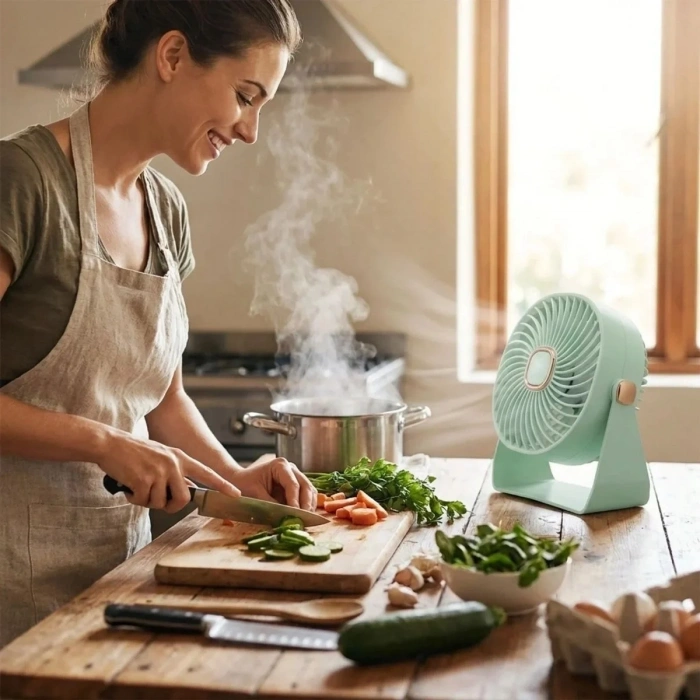 Ergonomik Duvara Asılabilir 3 Hızlı Mini Masaüstü Fan