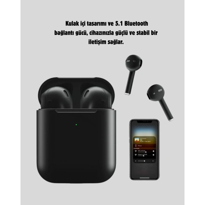 Ergonomik Kablosuz Bluetooth Kulaklık 3d Hd Ses İle