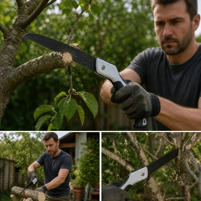 Ergonomik Katlanabilir 53 Cm Bahçe Ve Kamp Testeresi