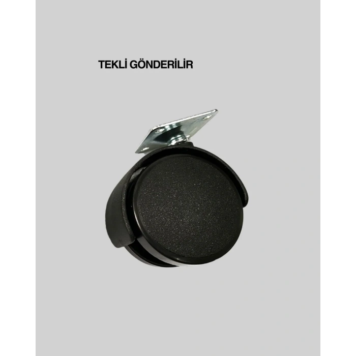 Ergonomik Kilitsiz Tekerlek 6 Cm Tek Adet