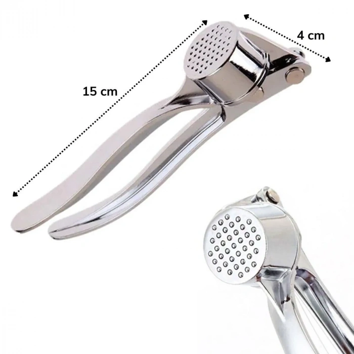 Ergonomik Paslanmaz Çelik Sarımsak Ezici Pense 14,5 Cm