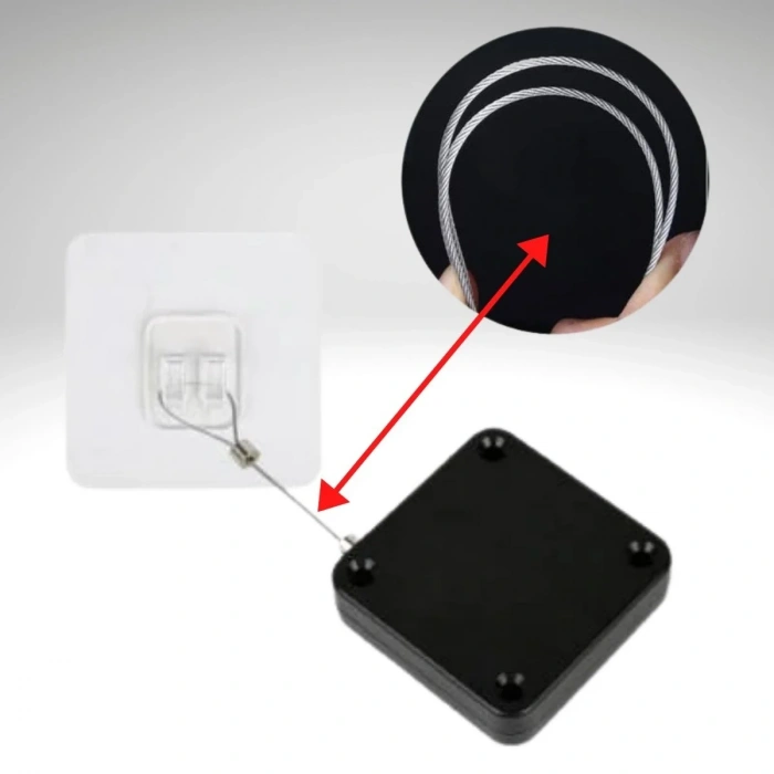 Ergonomik Sessiz Otomatik Kapı Kapatıcı - Çelik Halatlı Hızlı Montaj