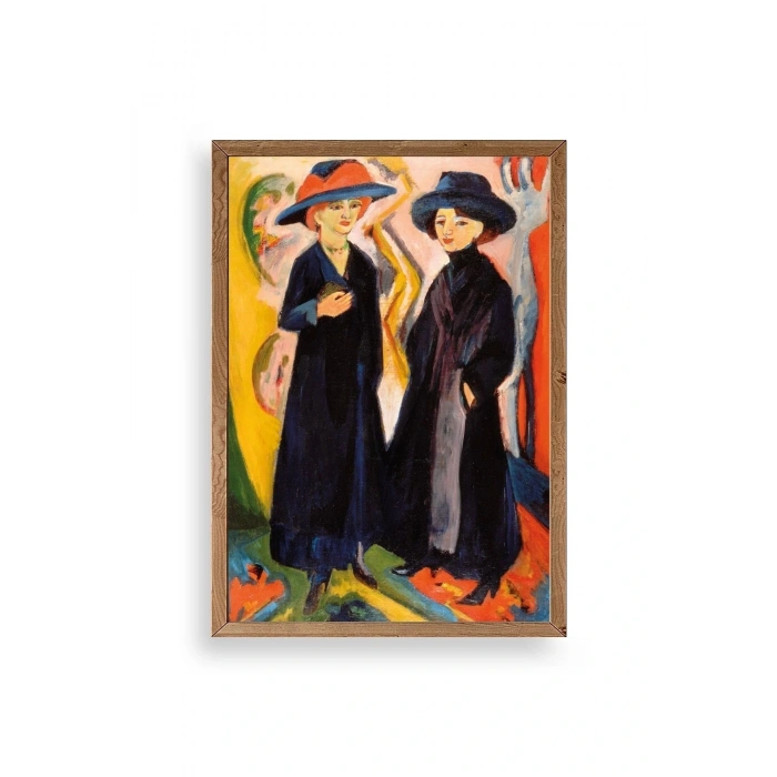 Ernst Ludwig Ahşap Çerçeveli Tablo 23 x 30