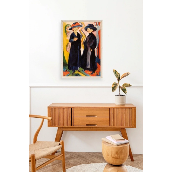 Ernst Ludwig Ahşap Çerçeveli Tablo 50 x 70