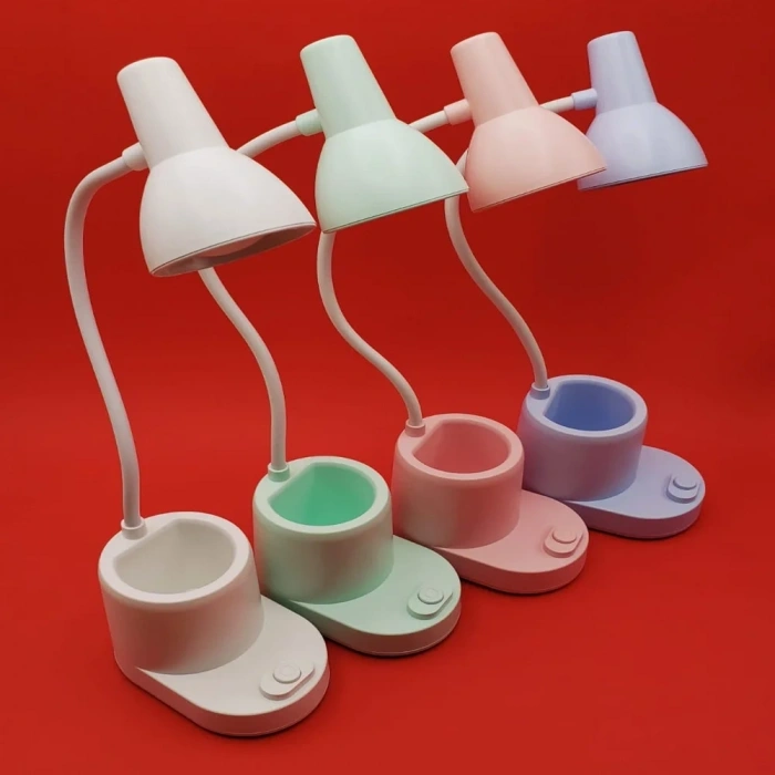 Esnek Led Masa Lambası 30 Cm Kalemlikli Tasarım