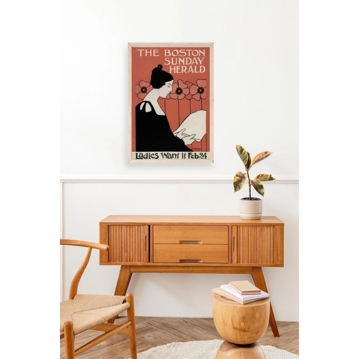 Ethel Reed Ahşap Çerçeveli Tablo 23 x 30