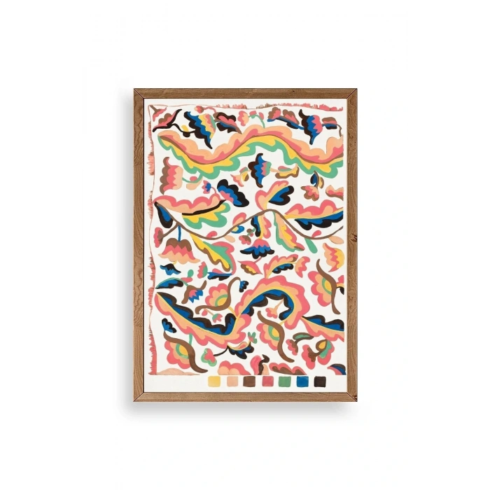 Etna Wiswall Ahşap Çerçeveli Tablo 50 x 70