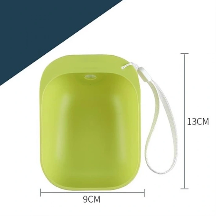 Evcil Hayvan Plastik Yıkanabilir Taşınabilir Su Şişesi Bağlantılı Su Kabı (5365)