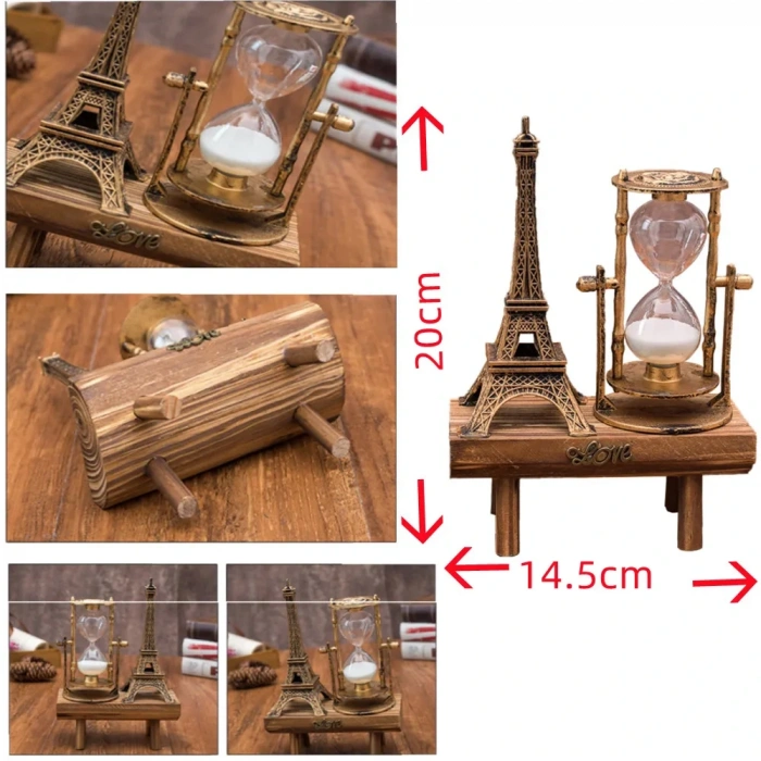 Eiffel Tower Hourglass