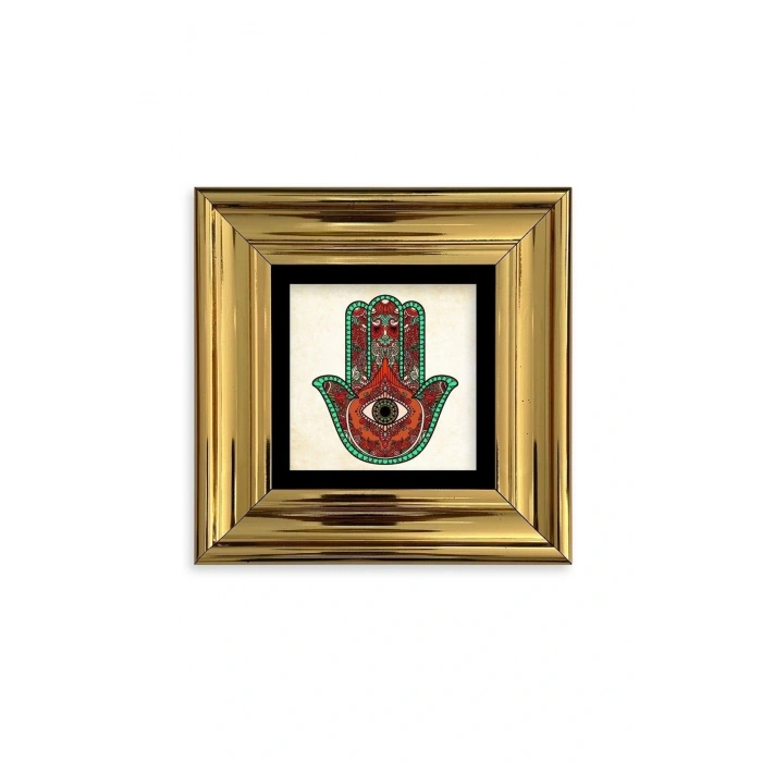 Fatma Ana Eli Çerçeveli Taş Tablo 20 cm