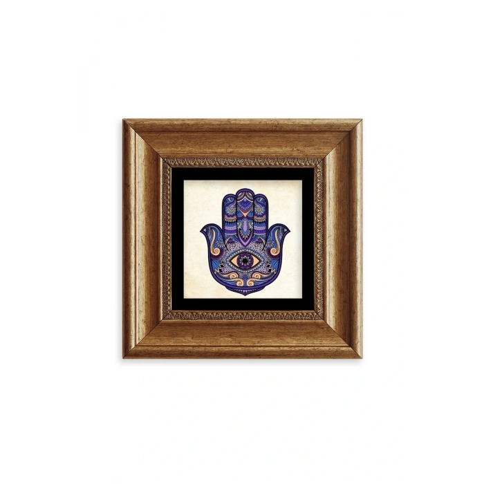 Fatma Ana Eli Çerçeveli Taş Tablo 20 cm