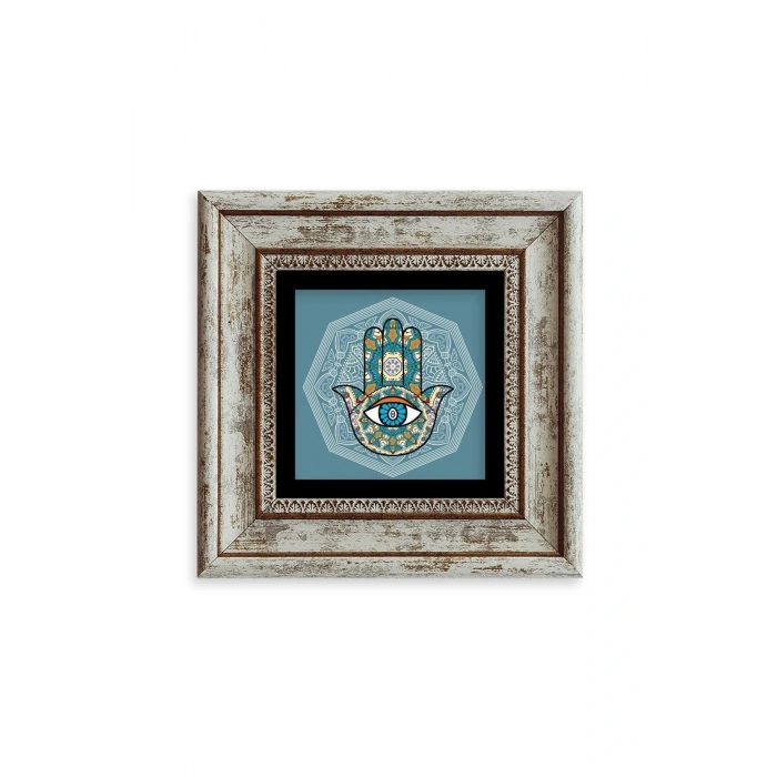 Fatma Ana Eli Çerçeveli Taş Tablo 20 cm