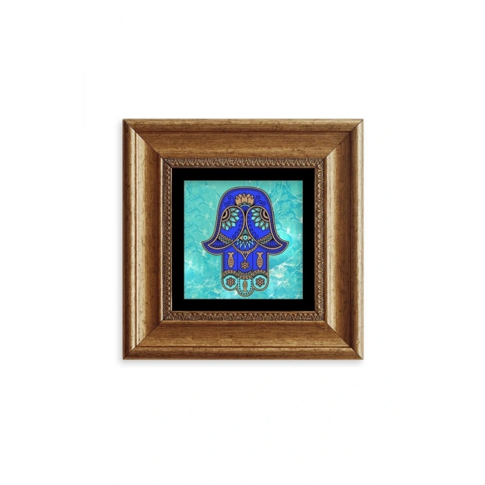 Fatma Ana Eli Çerçeveli Taş Tablo 20 cm