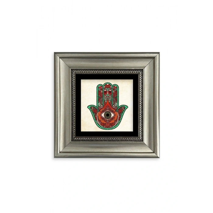 Fatma Ana Eli Çerçeveli Taş Tablo 20 cm