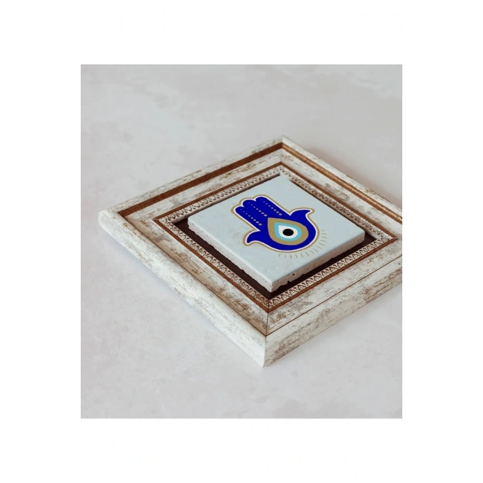 Fatma Ana Eli Çerçeveli Taş Tablo , Çerçeveli Taş Duvar Dekoru 20 cm