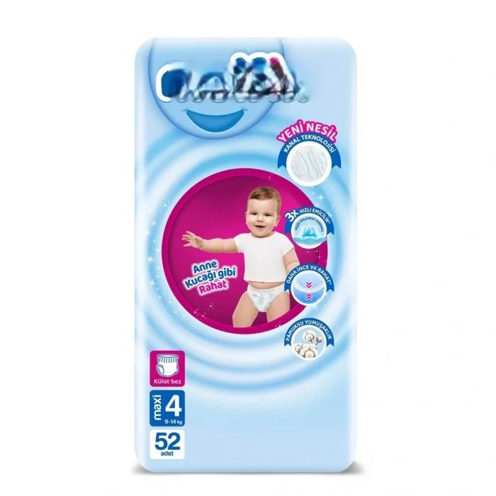 Fırsat Paketi Külot Bez 7-14 Kg 52 Adet