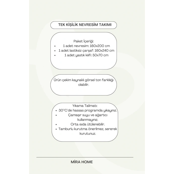 Flamingo Desenli  Pamuklu Tek Kişilik Nevresim Takımı