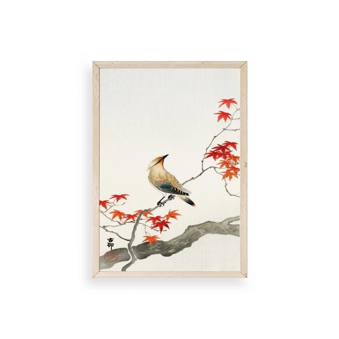 Floral Eclectic Ahşap Çerçeveli Tablo 30 x 42