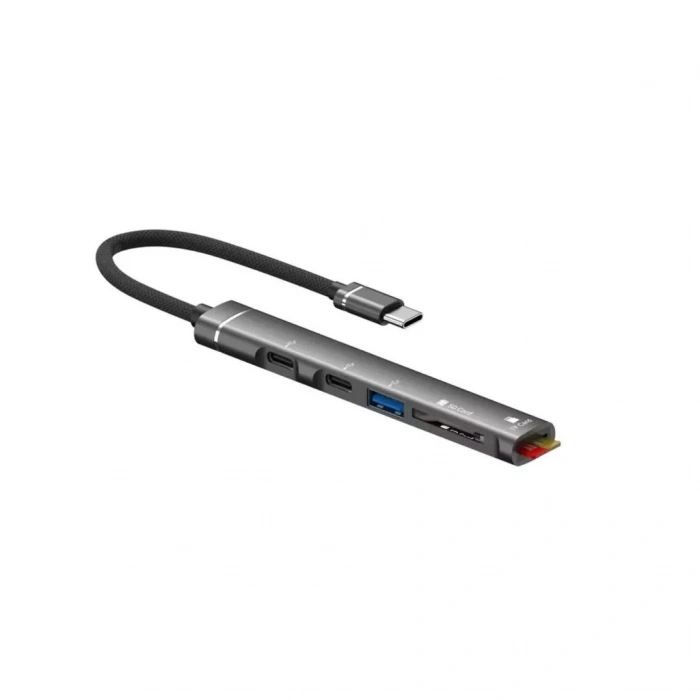 Fonksiyonel 5li Type-c Usb Hub Kart Okuyucu